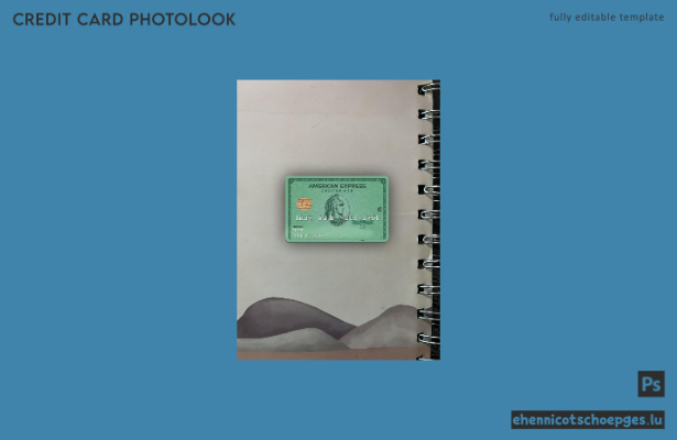 USA Heritage Bank AMEX Green Card Foto-Beispielvorschau